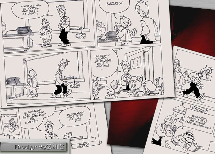 Page de bande dessin&eacute;e