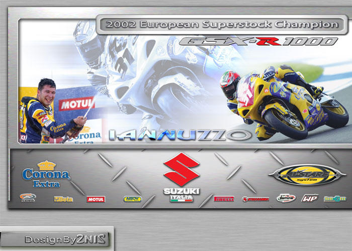 Ianuzzo pilote sa moto GSX-R 1000