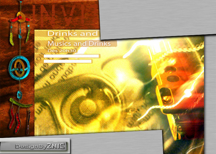 Invitation DJ sur canette